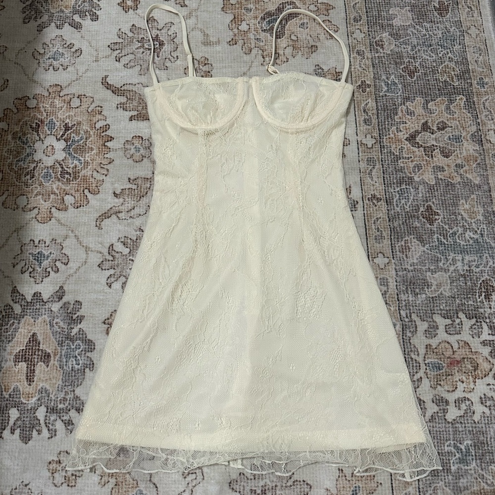 WeWoreWhat lace mini dress